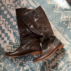 Frye Paige Knee High Leather Boots